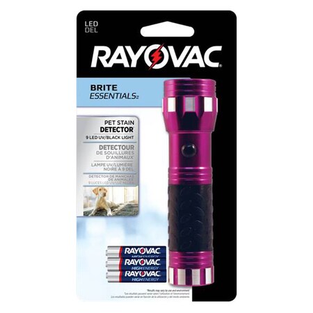 Rayovac Led Uv Black Light 9L BEUV3AAA-BTA